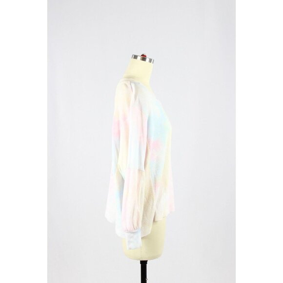 WILDFOX Aura Tie Dye Jersey Relaxed Oversized Dolman Sweatshirt, Size S - Picture 2 of 15